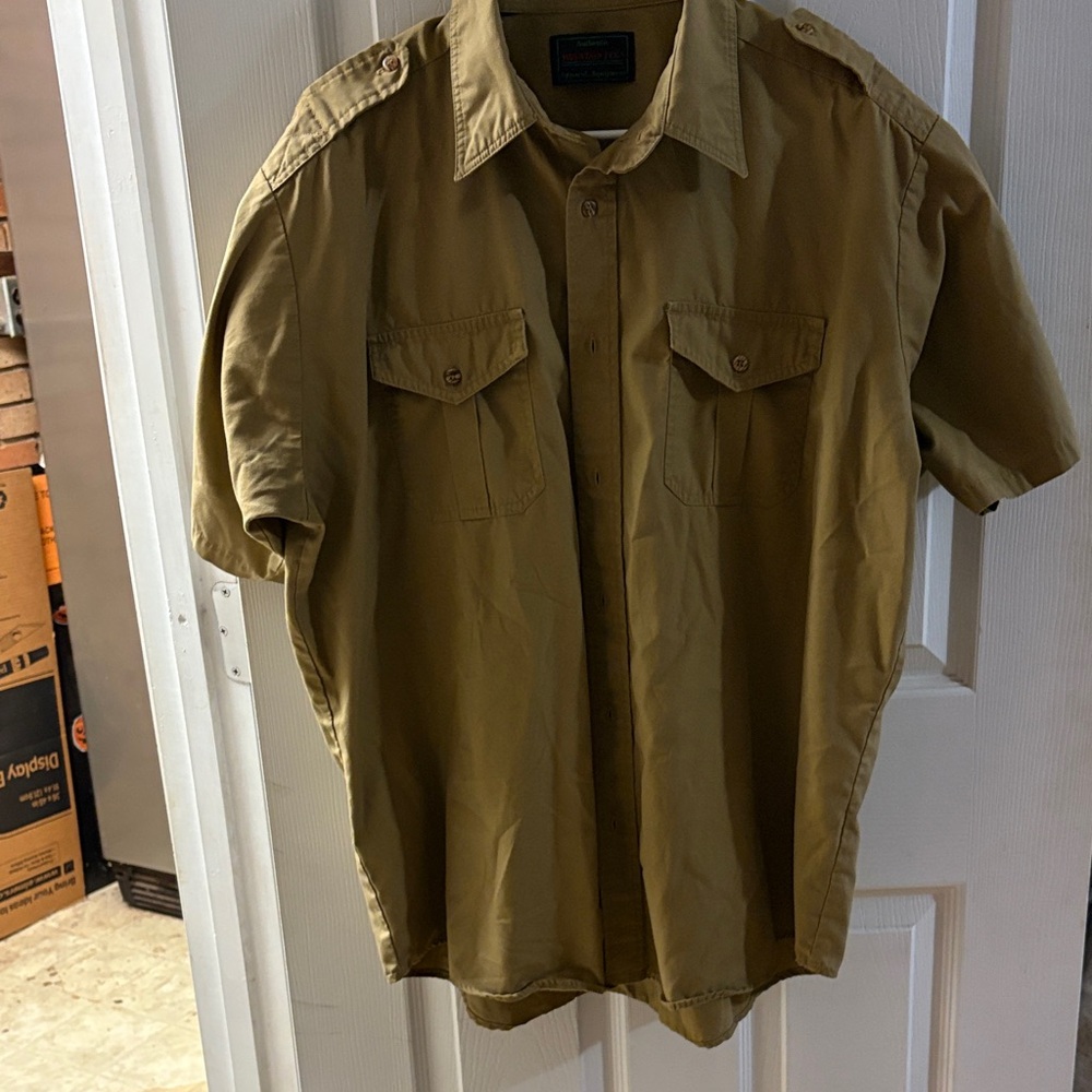 Men's Tan Performance Jacket - Picture 2 of 4